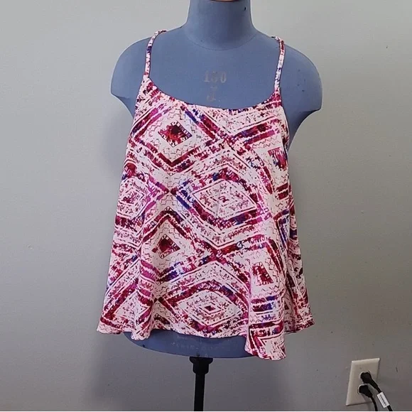 Women's Pink Patterned Top - Picture 1 of 1